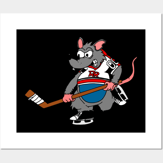 Rink Rats Alternative Logo Wall Art by theboardwalkkings